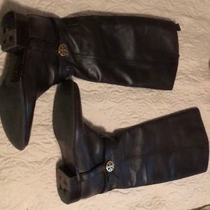 Ladies Tory Burch riding boots leather